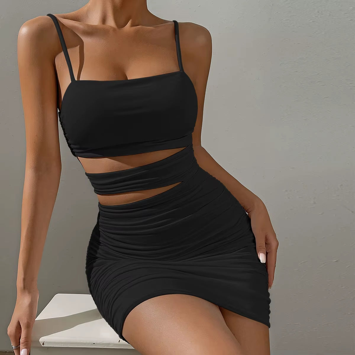 Luna Backless Bodycon Mini Dress – Sexy Summer Party Outfit
